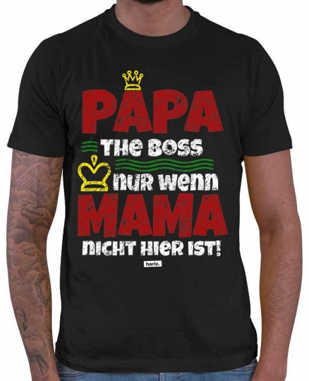 Papa The Boss 6 Herren T-Shirt // 20 Farben, XS - 5XXL 