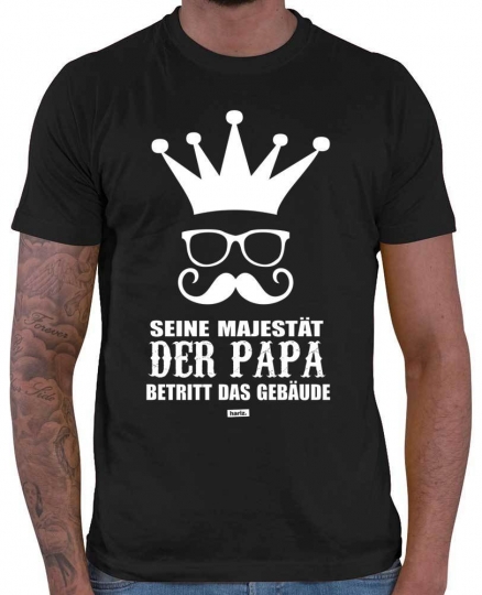 Seine Majestät Der Papa 3 Herren T-Shirt // 20 Farben, XS - 5XXL 