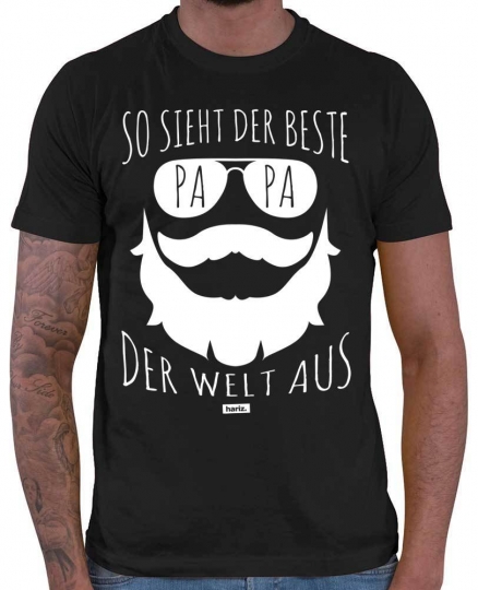So Sieht Der Beste Papa Der Welt Aus 3 Herren T-Shirt // 20 Farben, XS - 5XXL 