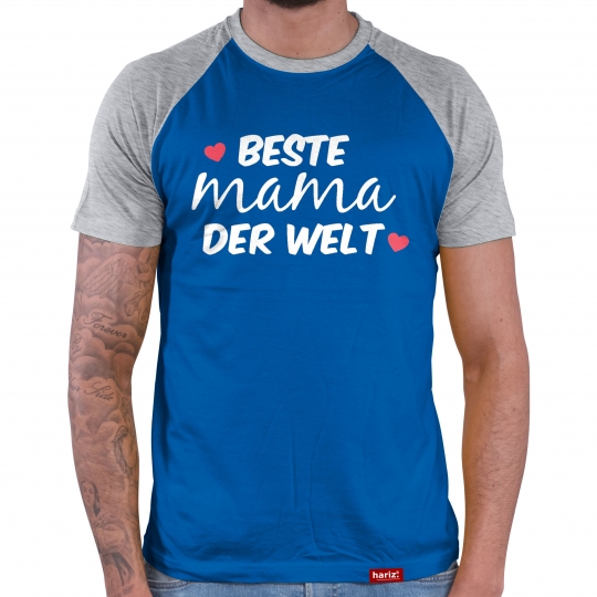 Beste Mama der Welt Test - Herren Basseball Shirt - L140 // 2 Farben, XS-4XL 