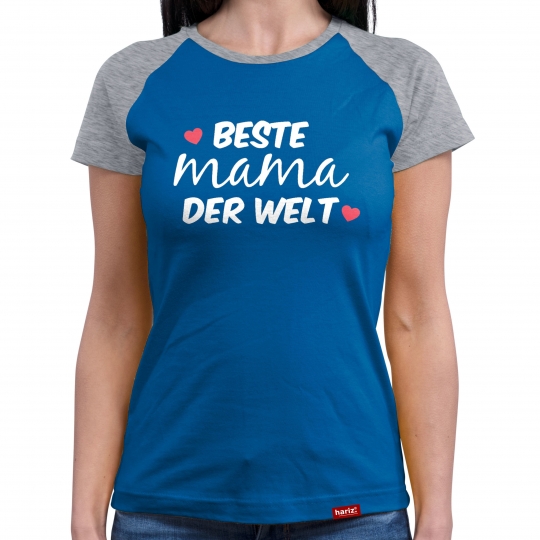 Beste Mama der Welt Test Damen Baseball Shirt - L195 // 2 Farben, XS-4XL 